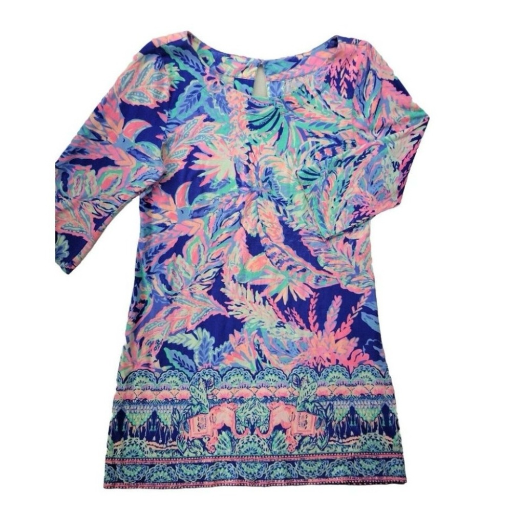 Lilly Pulitzer Sunset Satari
Engineered Bay Resort Dress XL with 
3/4 Sleeve